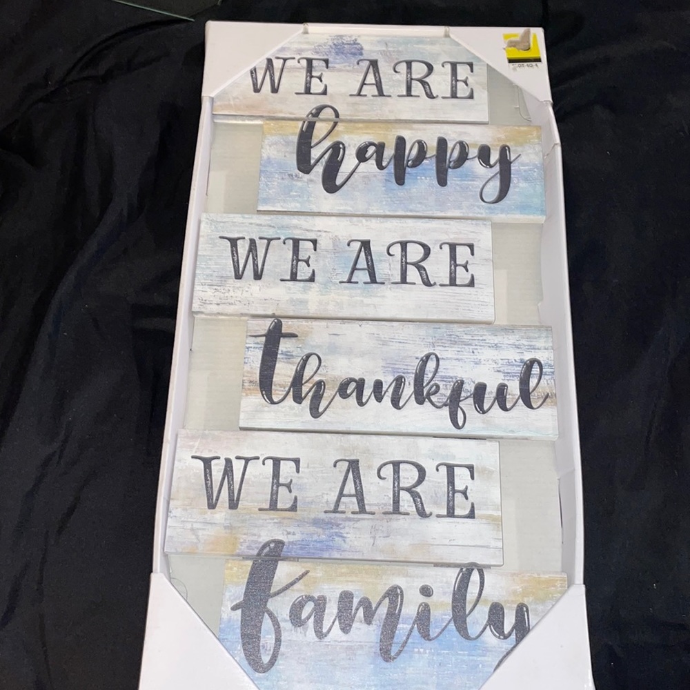 “Family” sign
